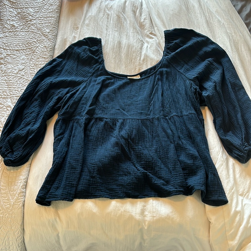Plus Size 3/4 Sleeve Top